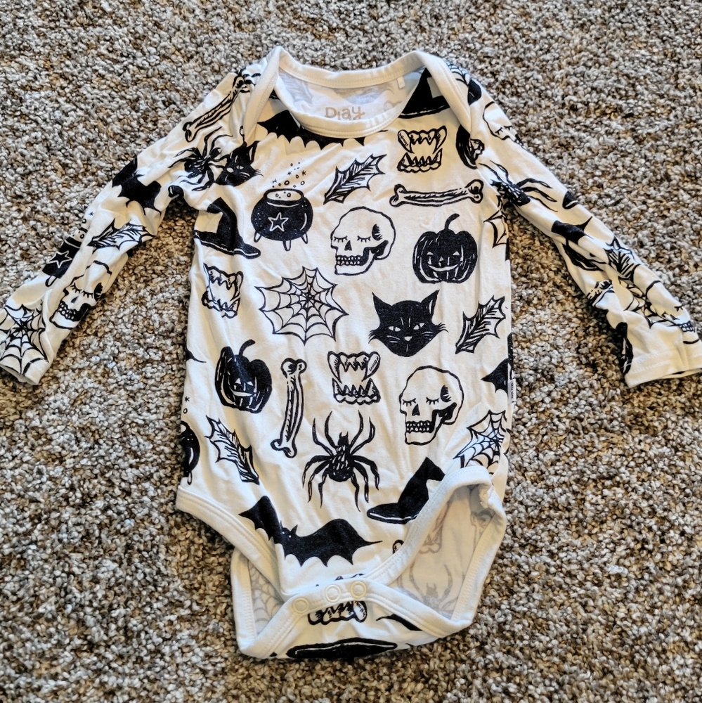 Little Sleepies Witches Brew Long-sleeved Bodysuit, 3-6M